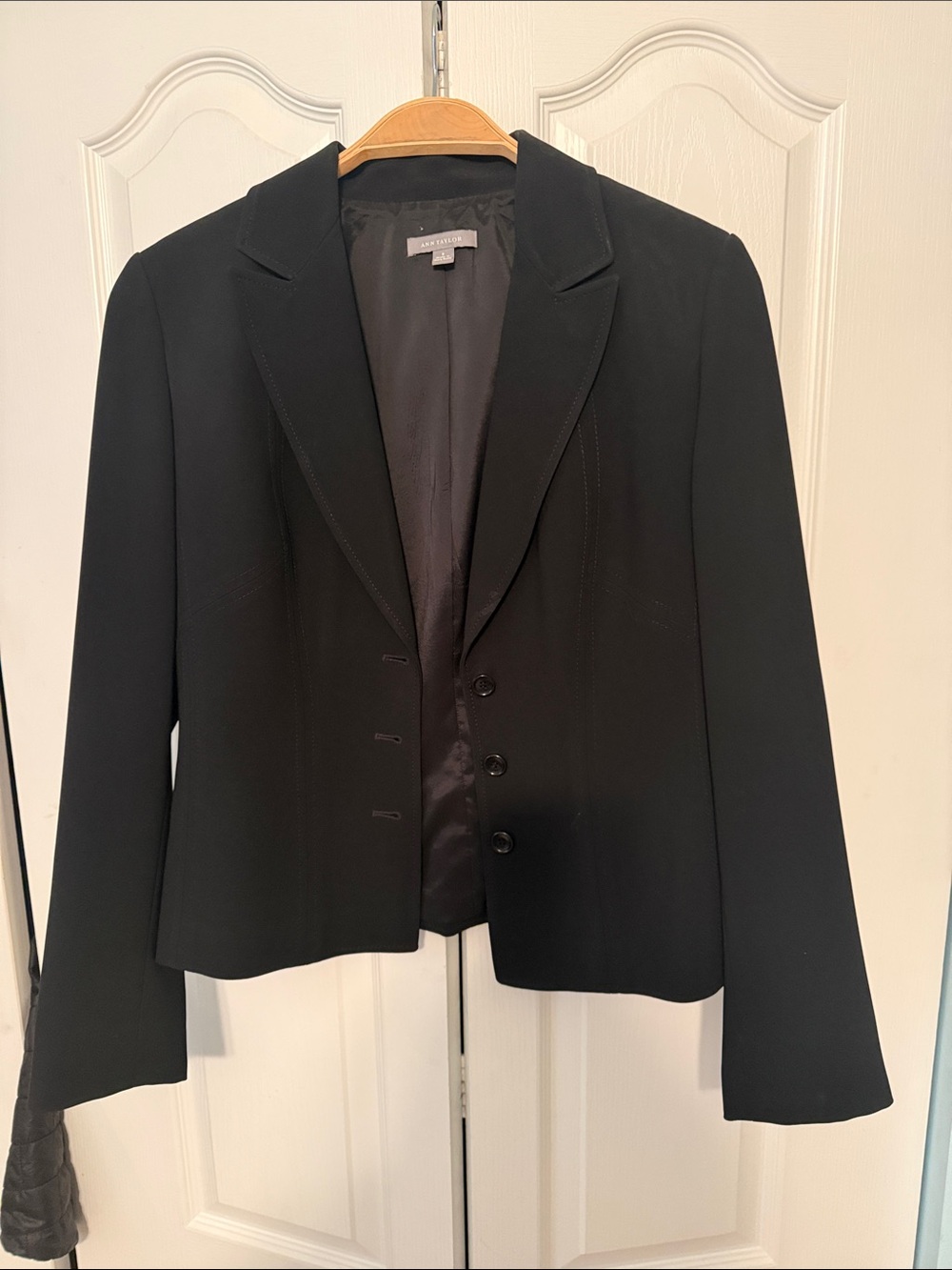 Ann Taylor Black Tailored Blazer